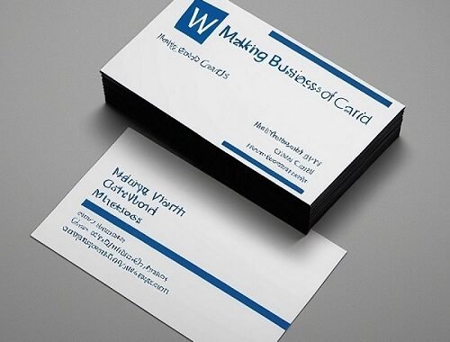 Making Business Cards in Microsoft Word: a Methodical Guide